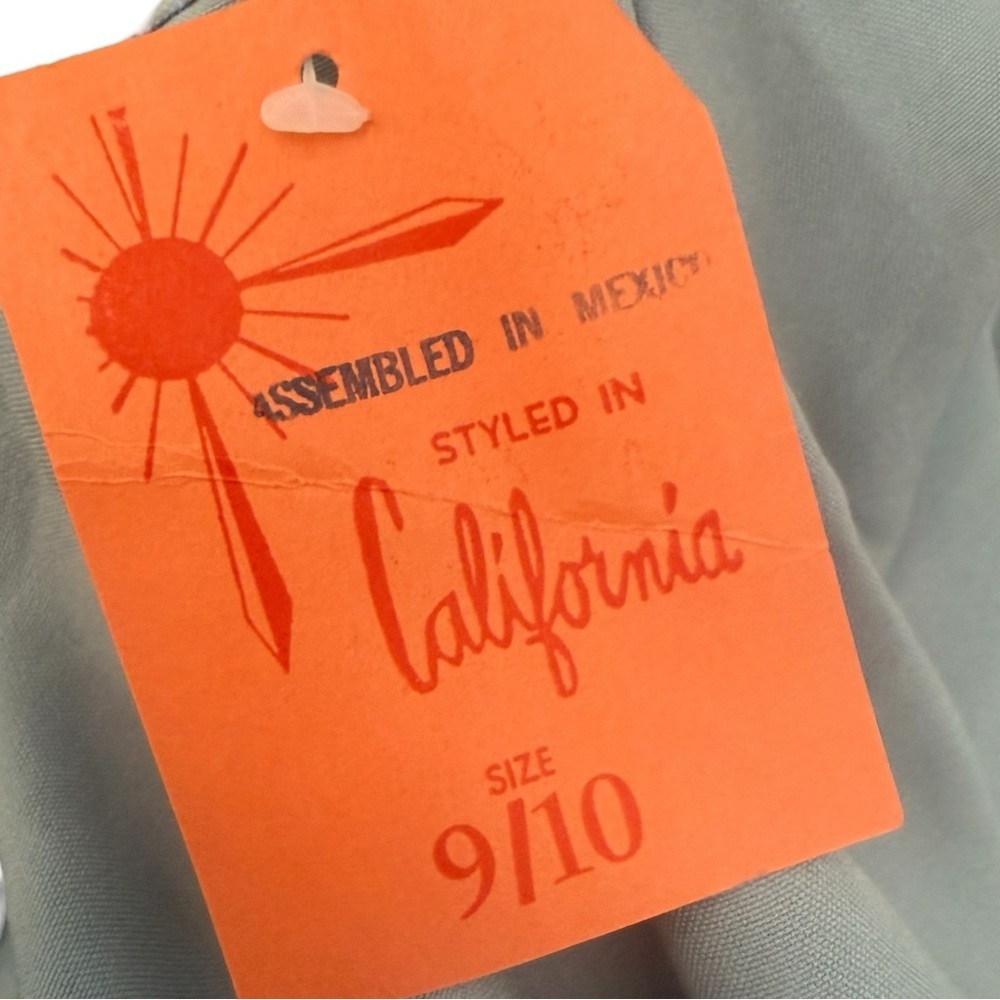 NWT Vintage British Canvas Styled In California Gray Skirt Size 9/10 - Picture 5 of 6